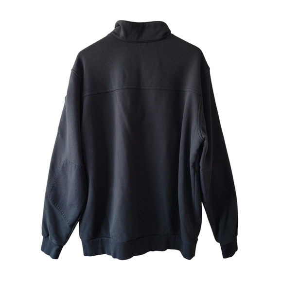 5.11 Tactical Black Quarter Zip Pullover Sweatshirt - Picture 2 of 15